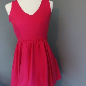 Zunie Hot Pink Tank Top Short Dress